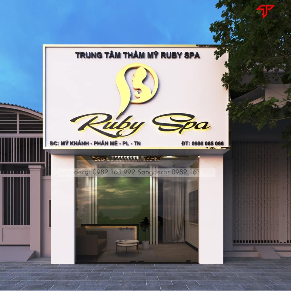 Bảng hiệu spa